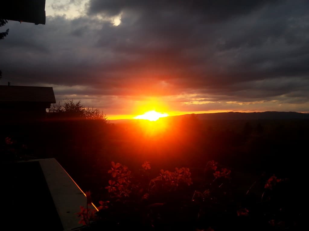 coucher de soleil