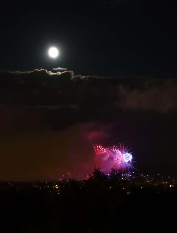 la fête du lac vue de Poisy