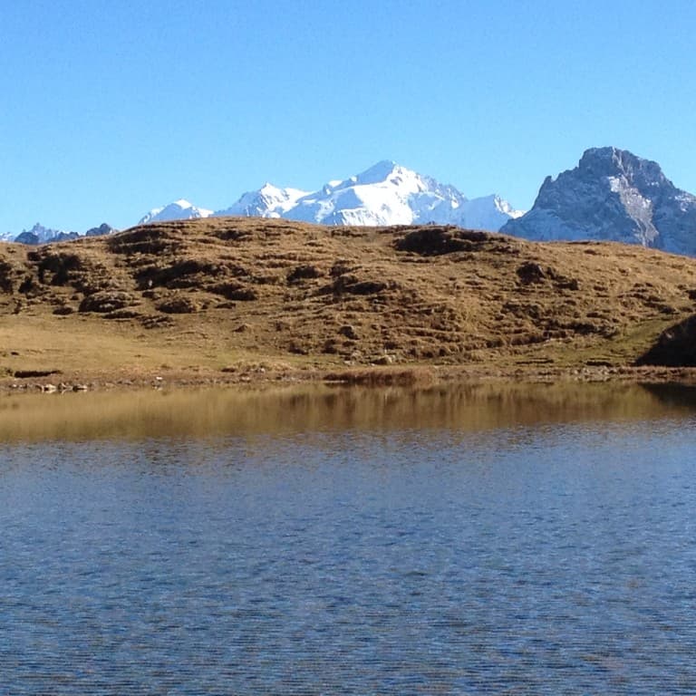 Lac de Peyre et Mt Blanc