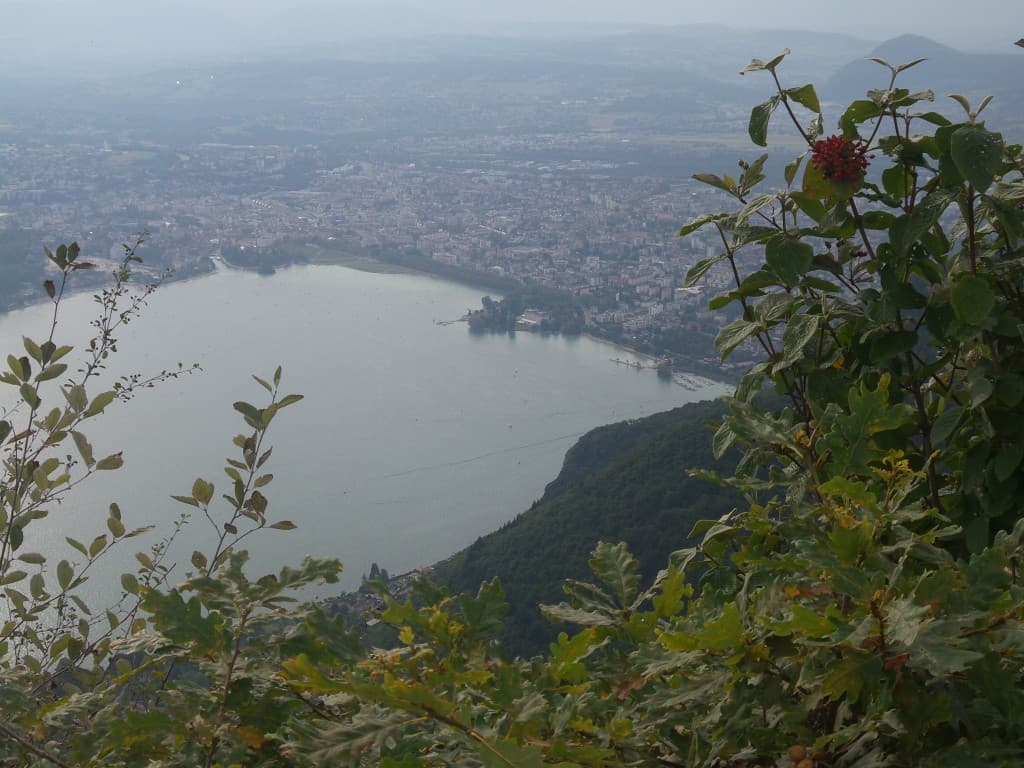annecy vu du haut du Veyrier