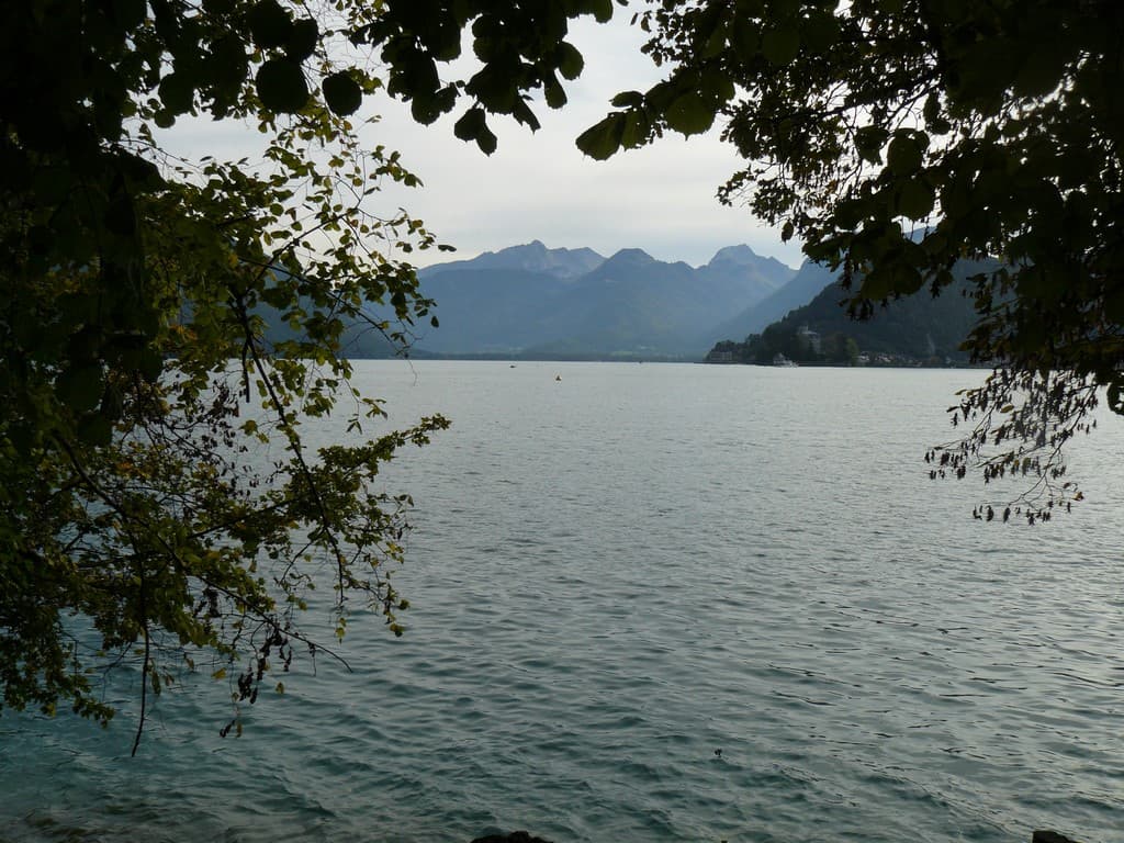 Vue sur le bout du lac 