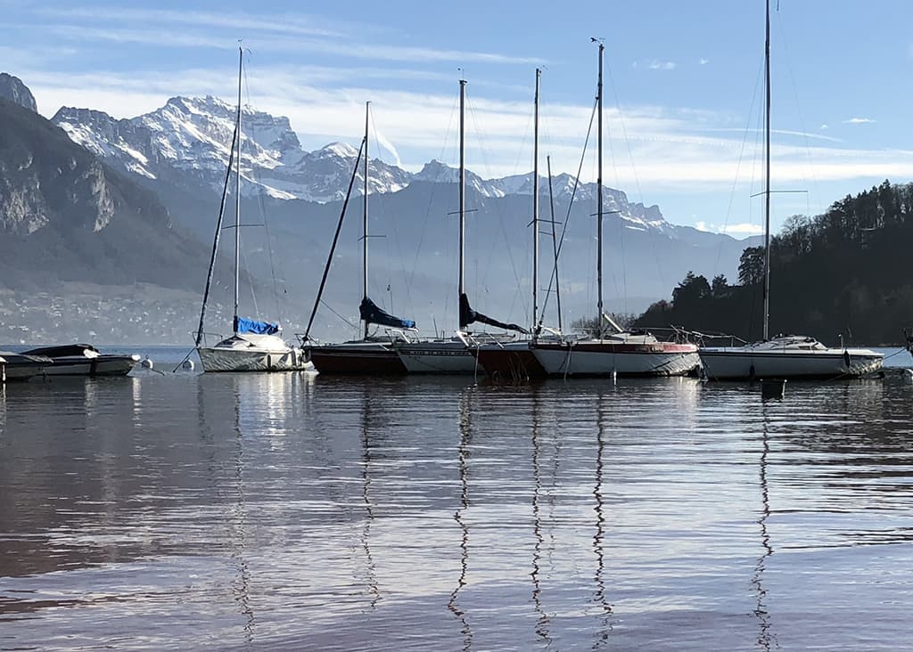 Le lac déborde aux Marquisats