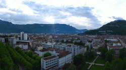 Vue Grenoble depuis l'hotel de ville
