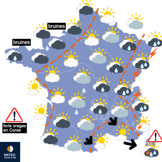 Toujours pas d'anticyclone en vue