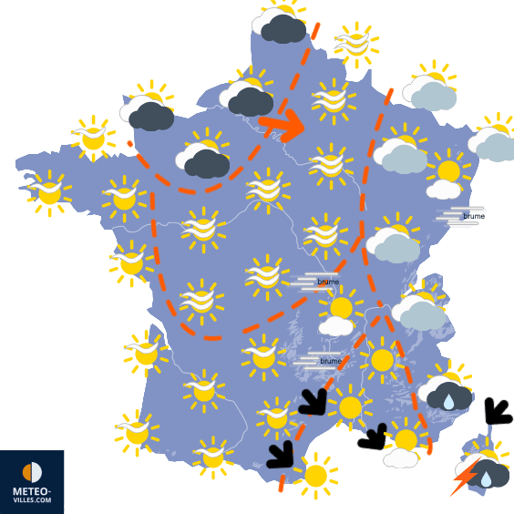 La dégradation de ce week-end sera très passagère