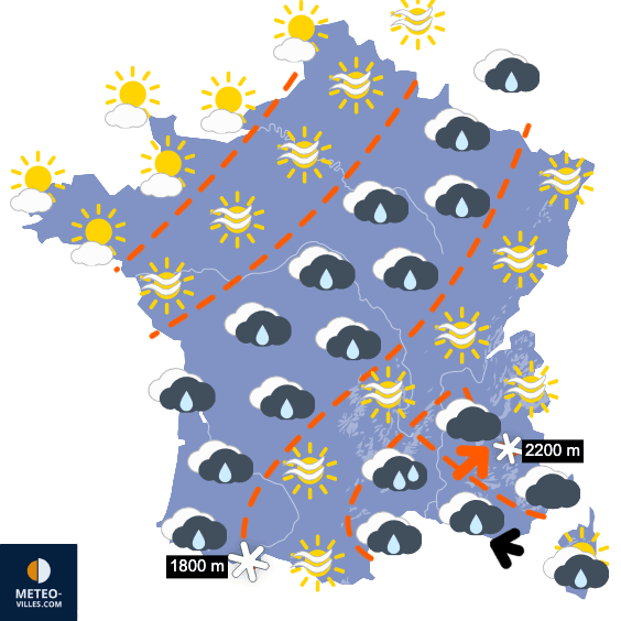 Flocons de plus en plus probables au nord pour Noël