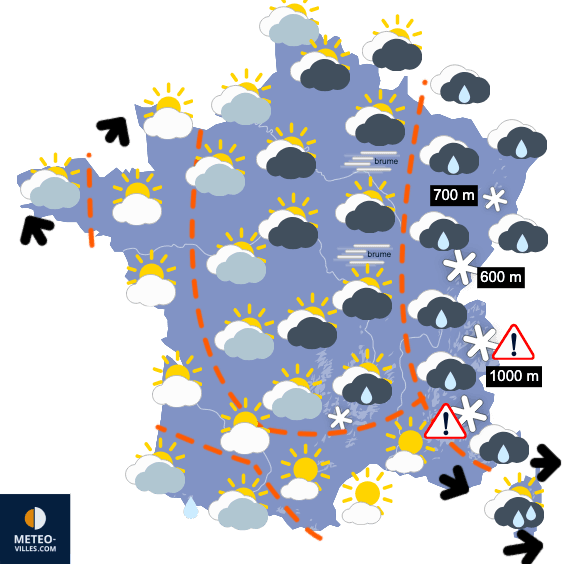 Petite accalmie avant le retour de la pluie et du vent