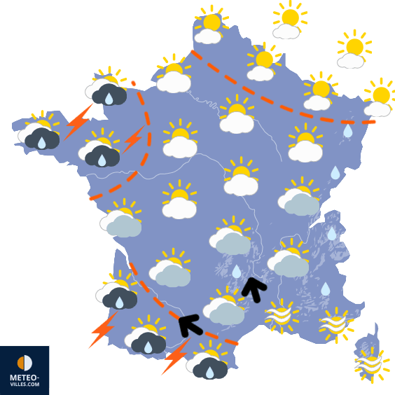 Fraîcheur et averses après dimanche