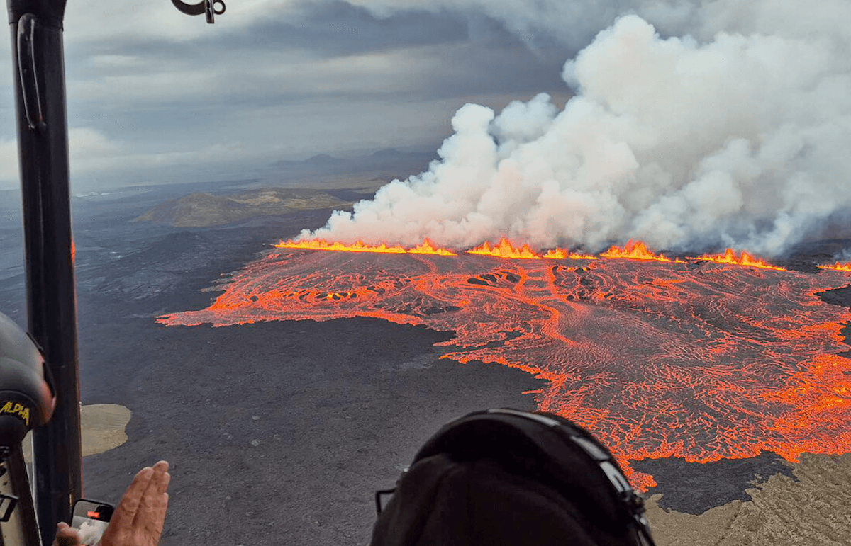 Islande : un volcan en éruption pour la 9ème fois depuis 2023 !