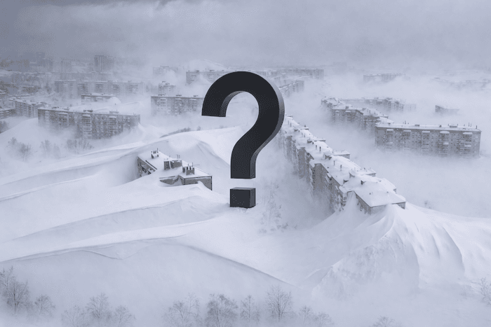 Neige jusqu'en haut des immeubles en Russie... Info ou intox ?