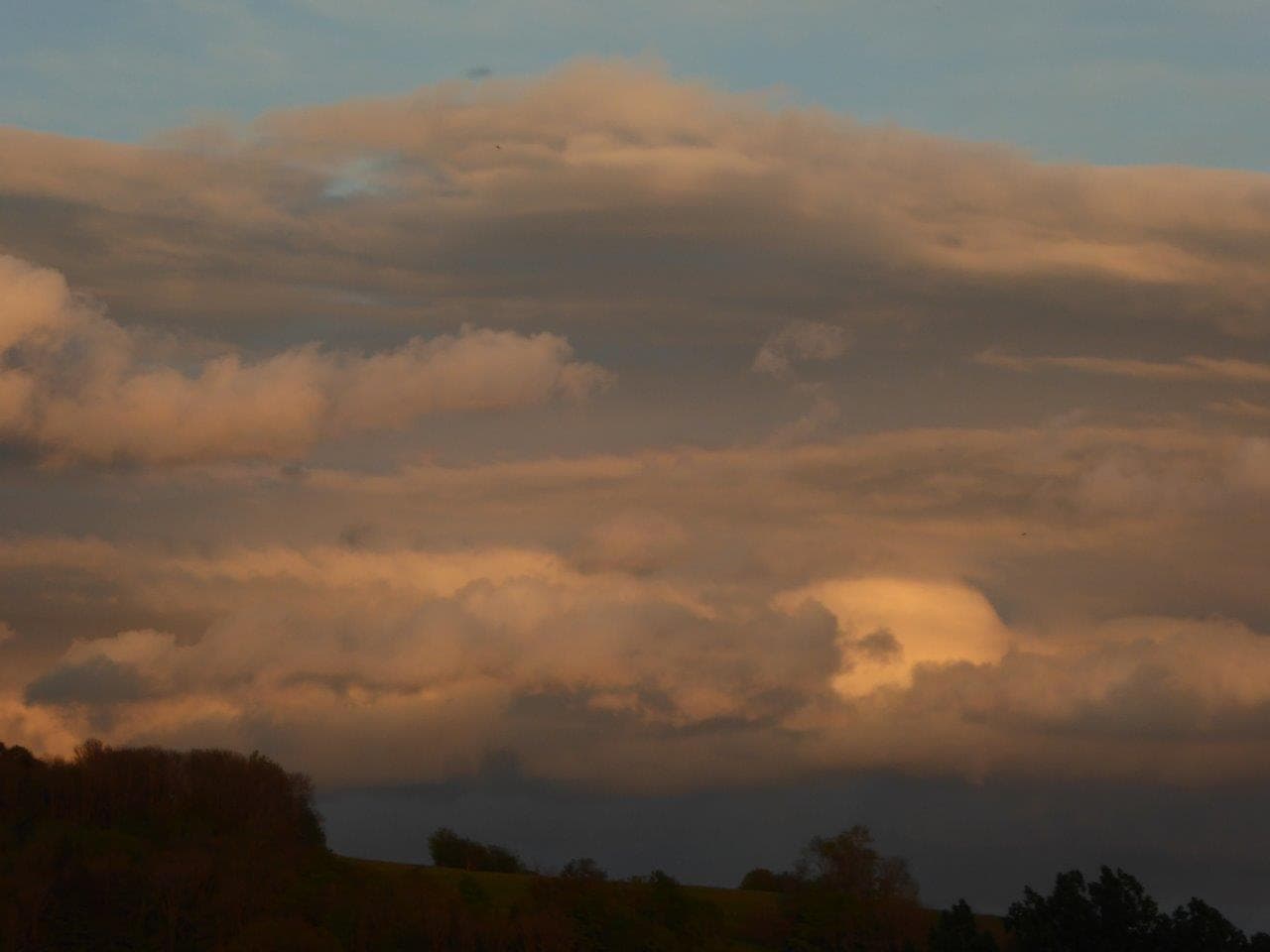 crépuscule bien marqué...