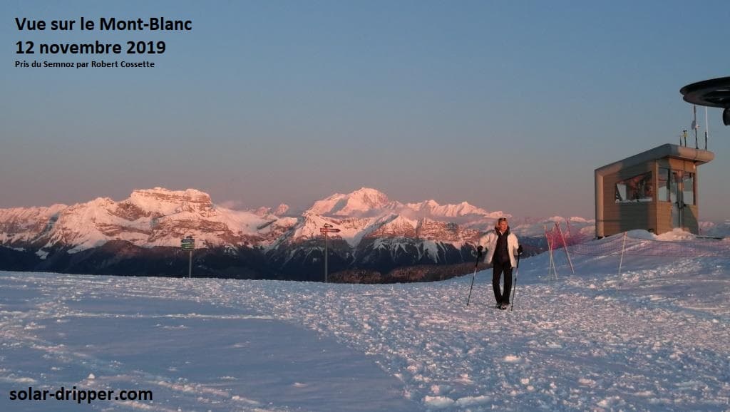 Mont-blanc du Semnoz le 12 novembre