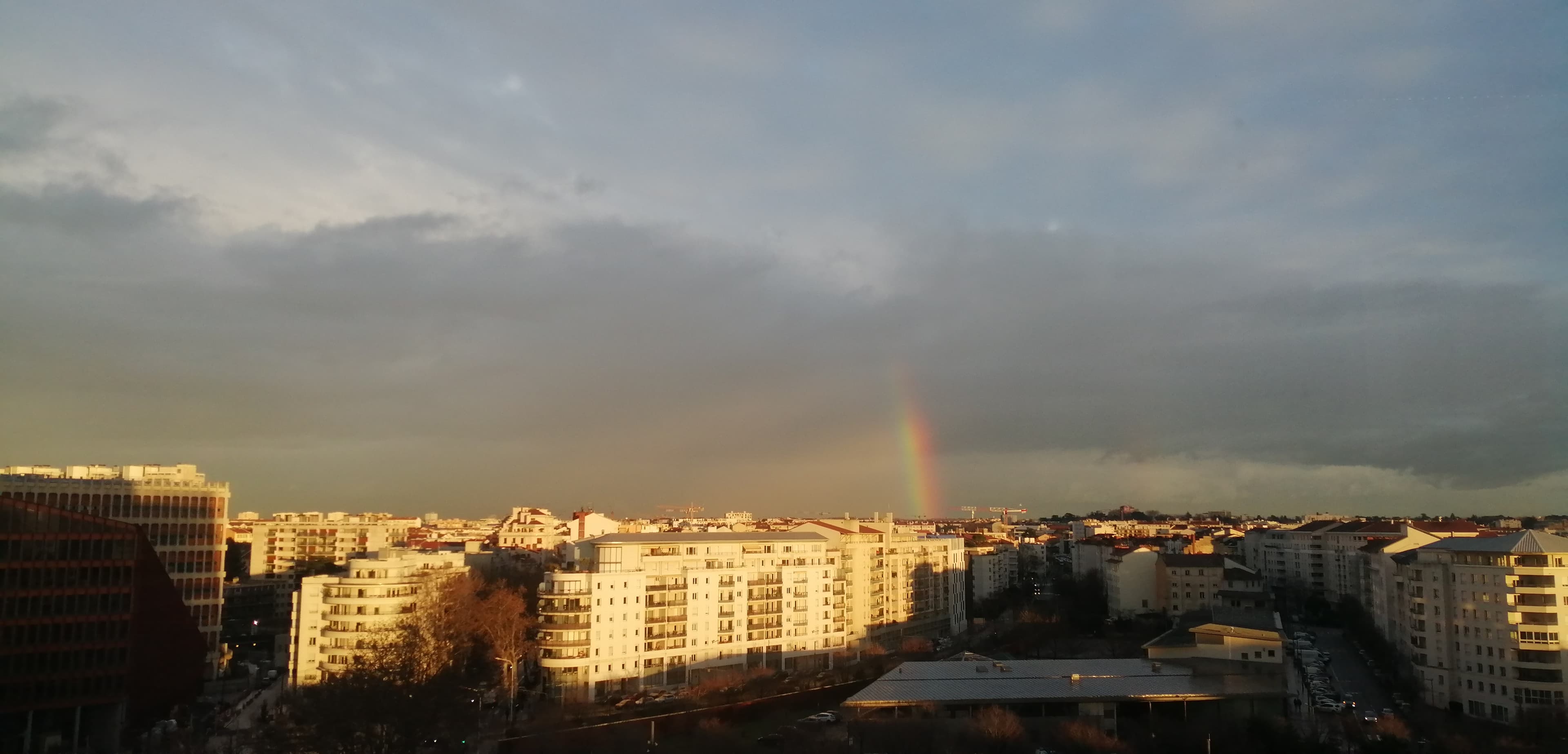 Arc en ciel sur l'Est lyonnais