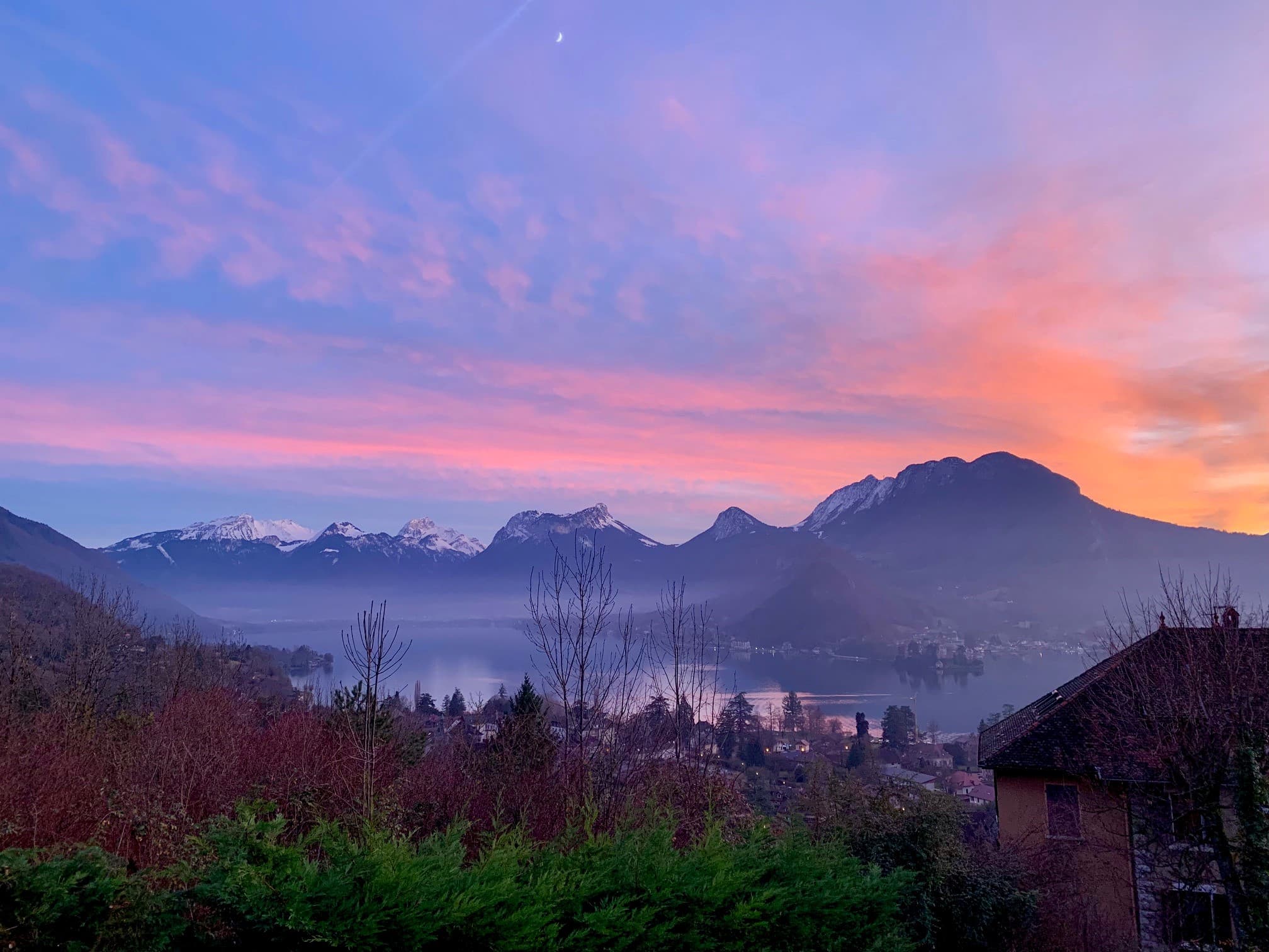 Beau coucher de soleil