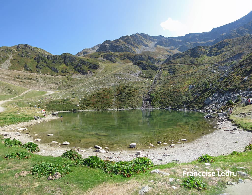 Grand soleil au lac de la Jasse