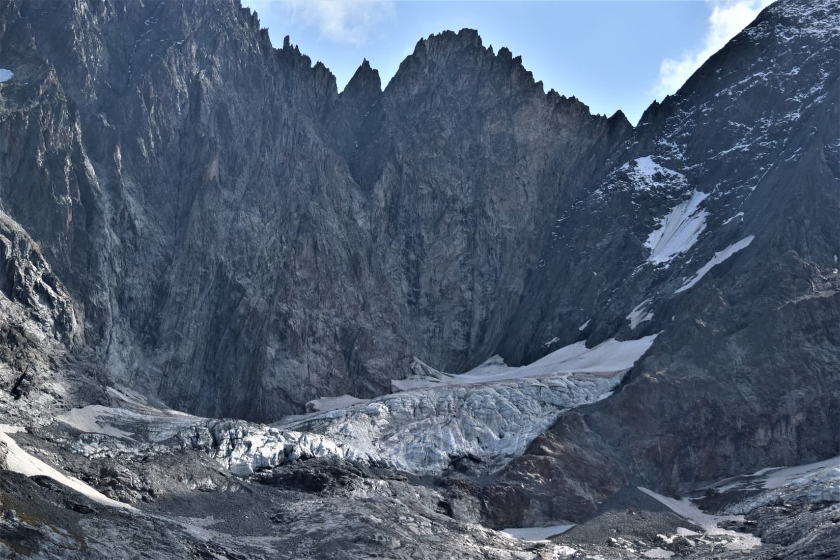 Glacier des Arias- Vallon de la Mariande