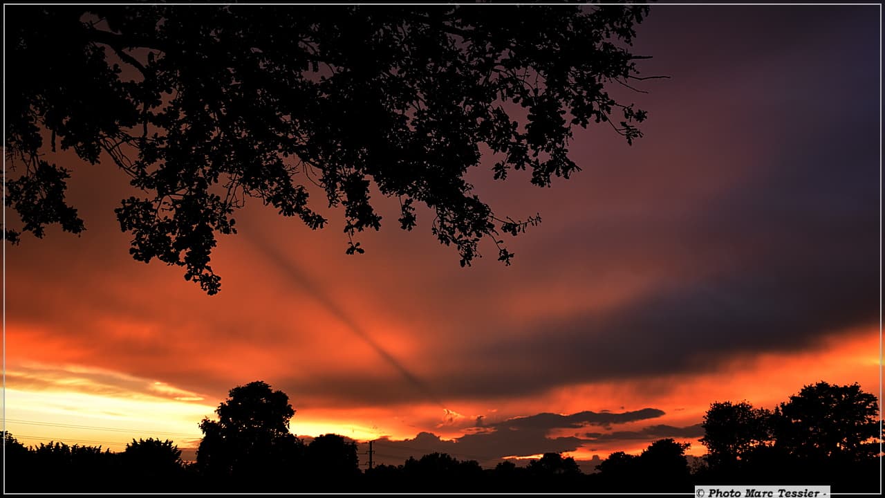 Les gros nuages orageux viennent éteindre notre Samedi