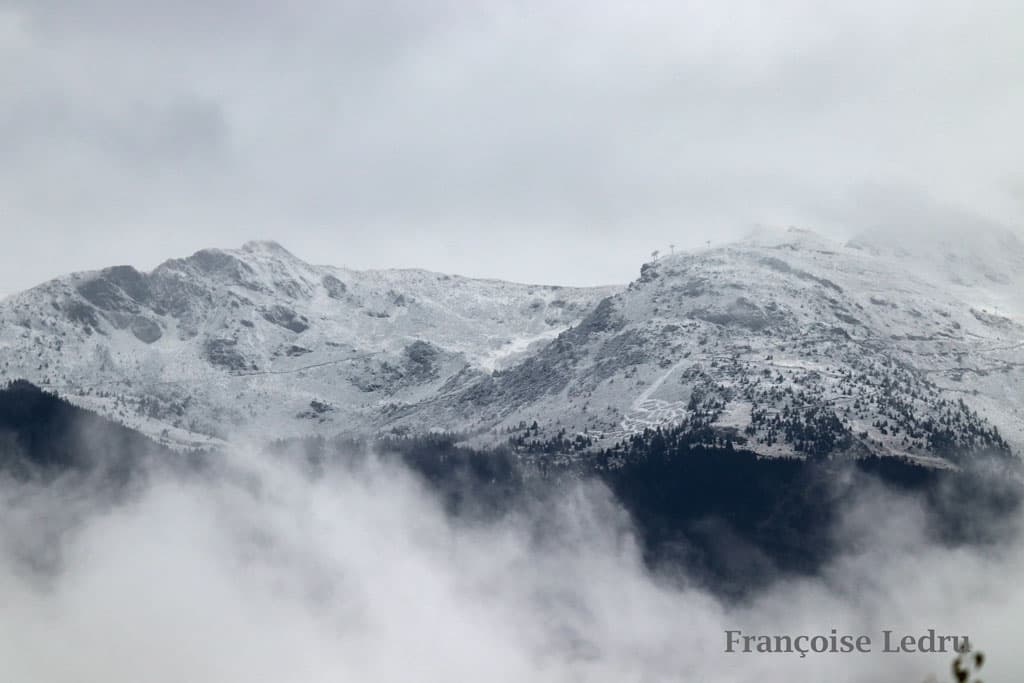 Première neige sur Belledonne