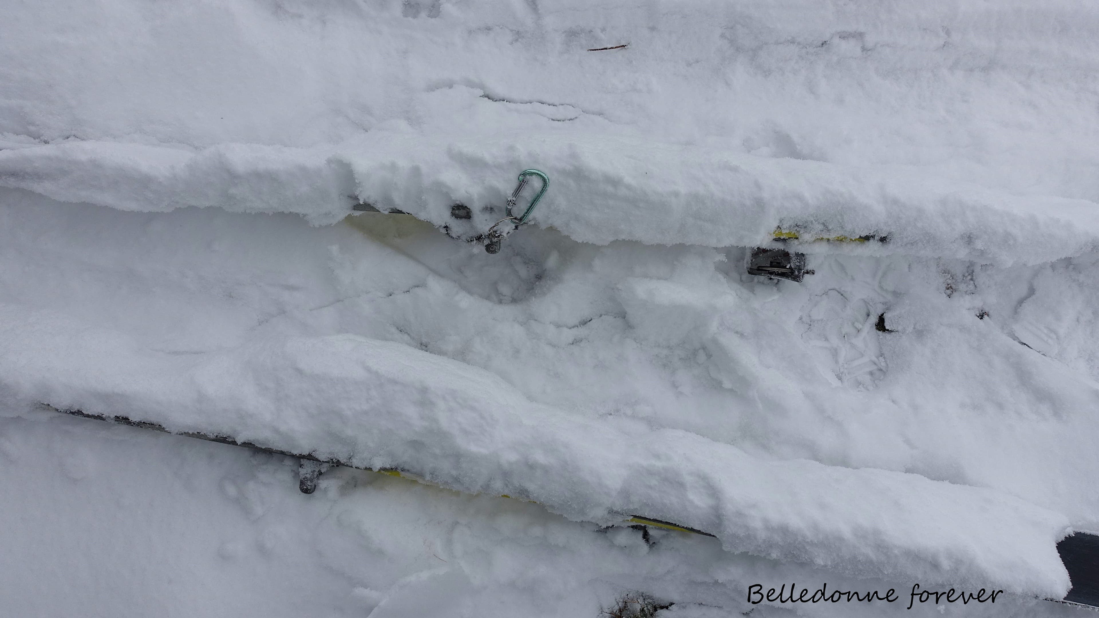 Neige bien humide en dessous de 2000m A.P.