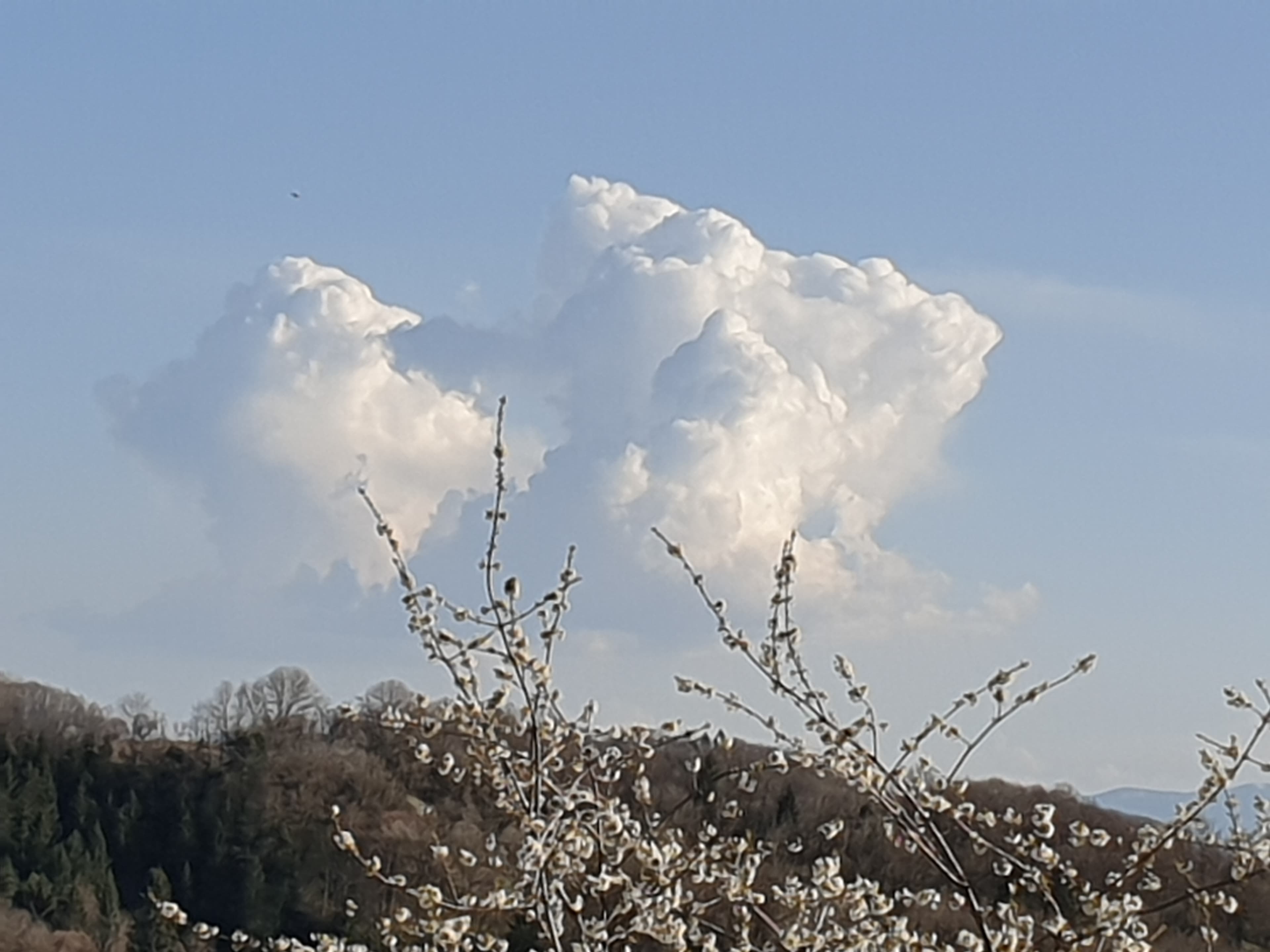 Cumuli vus depuis Coucy, direction Mougny