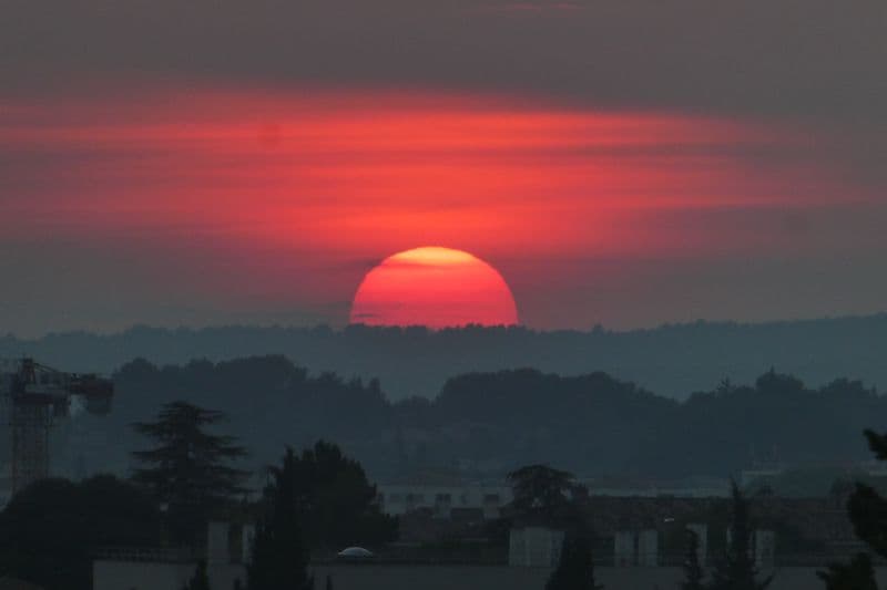 soleil couchant