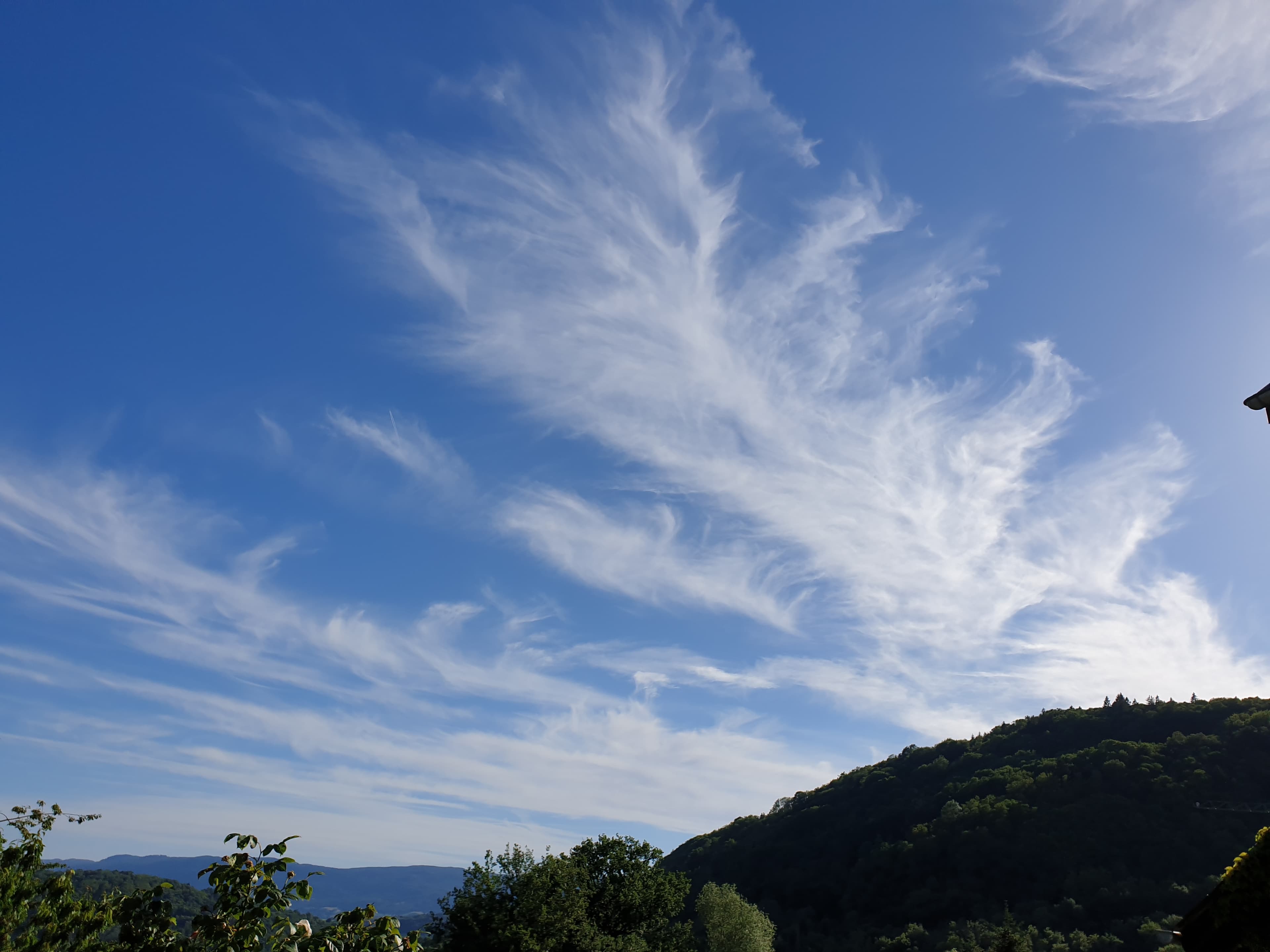 scènes fascinantes dans le ciel....