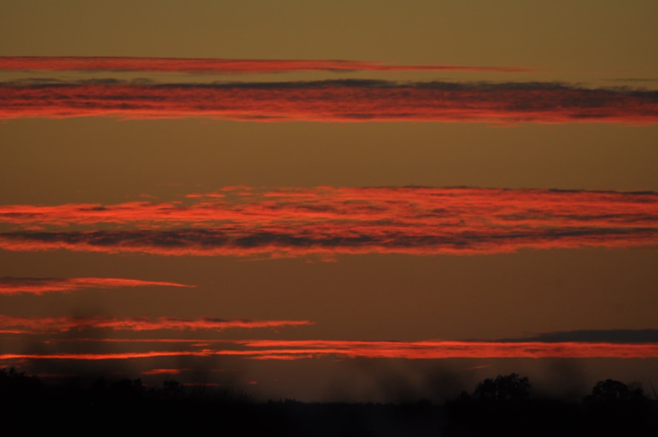Partage du ciel au coucher du soleil !!!