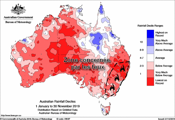 Image d'illustration pour Les incendies en Australie sont-ils liés au réchauffement climatique ? 