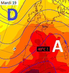Image d'illustration pour Retour des très fortes chaleurs au Sud - Risque de canicule ? 