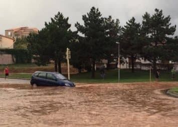 Image d'illustration pour Orages localement forts près de la Méditerranée