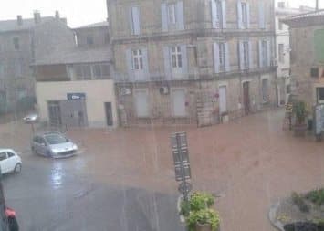 Image d'illustration pour Orages localement forts près de la Méditerranée