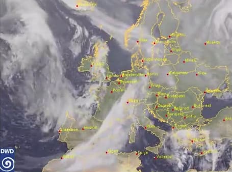 Image d'illustration pour Animation satellite de janvier 2014 en Europe