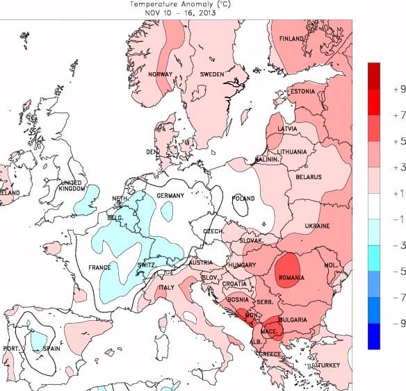 Image d'illustration pour Bilan météo hebdomadaire en France et en Europe
