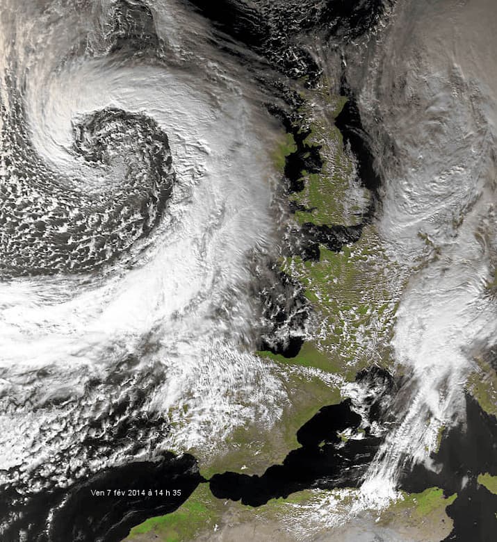 Image d'illustration pour Dépression Ruth - vents forts - graves inondations en Bretagne