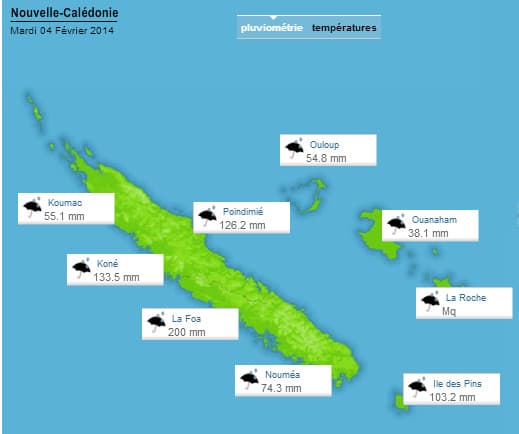 Image d'illustration pour Pluies diluviennes et dépression Edna en Nouvelle Calédonie