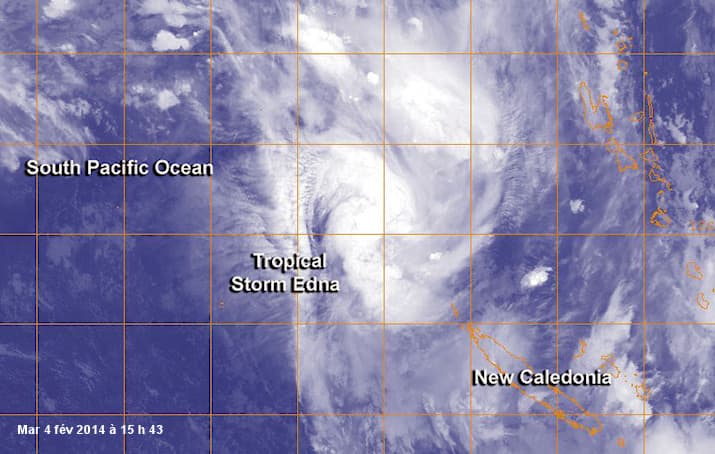 Image d'illustration pour Pluies diluviennes et dépression Edna en Nouvelle Calédonie