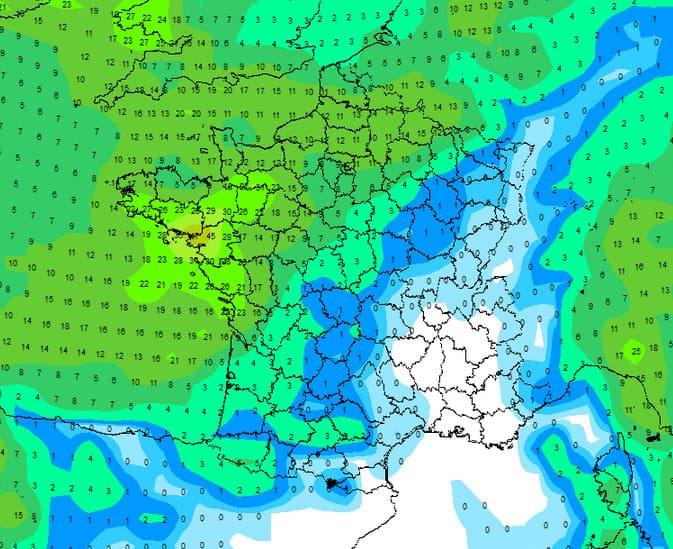 Image d'illustration pour Passage de la dépression Christina lundi