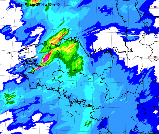 Image d'illustration pour Coup de vent, fortes pluies et inondations en Bretagne