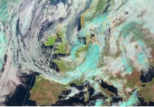 Image d'illustration pour Animation satellite d'octobre 2013 en Europe