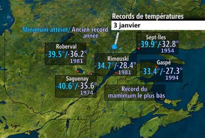 Image d'illustration pour Froid extrême et fortes variations de température au Québec