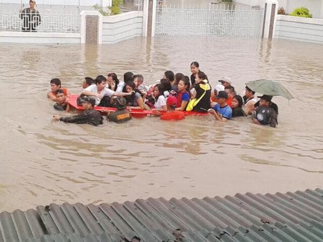 Image d'illustration pour Inondations majeures à Manille (Philippines)