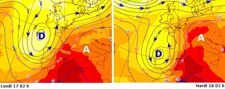 Image d'illustration pour Risque d'orages violents pour plusieurs jours