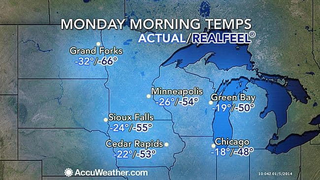 Image d'illustration pour Vague de froid et neige aux Etats-Unis