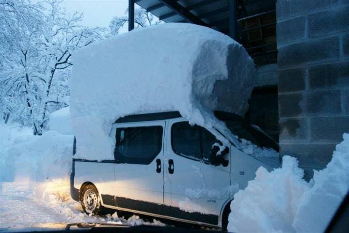 Image d'illustration pour Fortes chutes de neige sur les Alpes Italiennes
