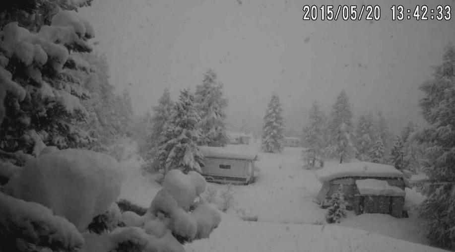 Image d'illustration pour Retour de la neige en moyenne montagne