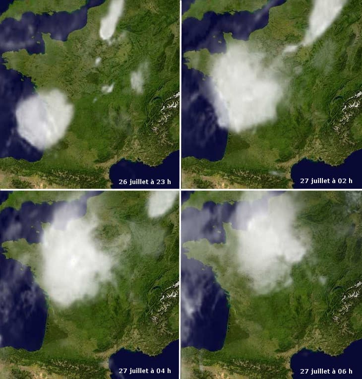 Image d'illustration pour Orages très violents en Aquitaine et Poitou Charentes