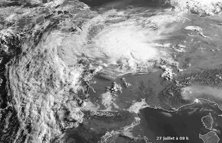 Image d'illustration pour Orages très violents en Aquitaine et Poitou Charentes
