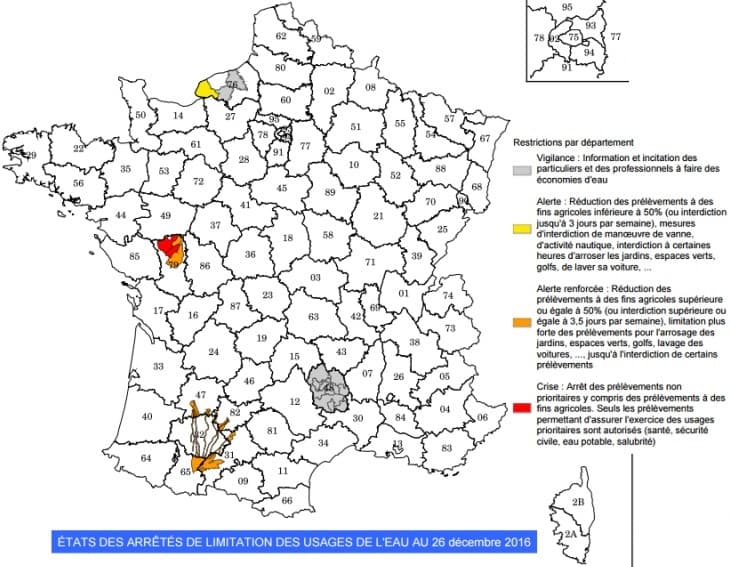 Image d'illustration pour Très peu de pluie en décembre