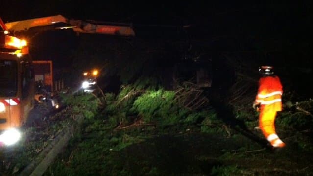 Image d'illustration pour Dépression Ulla - tempête et inondations en Bretagne