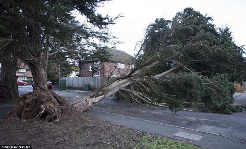 Image d'illustration pour Dépression Ulla - tempête et inondations en Bretagne
